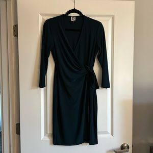 COPY - ANNE KLEIN | FUAX WRAP DRESS